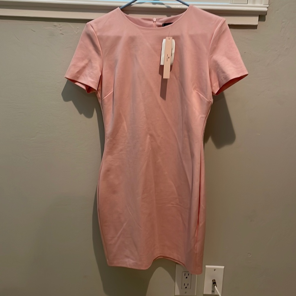 Blush t-shirt dress